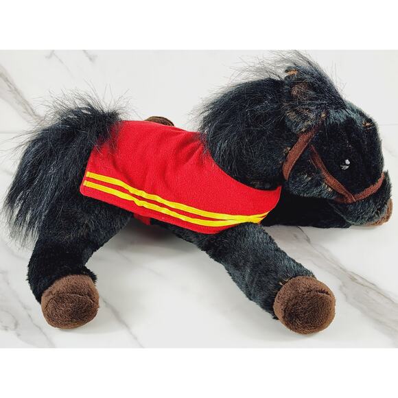 Wells Fargo Mike Legendary Black Pony w/ Tags 15" Plush Toy Stuffed Animal 2016 - Picture 6 of 16